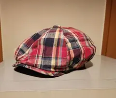 ストラスブルゴ STRASBURGO キャスケット ハンチング チェック 日本製