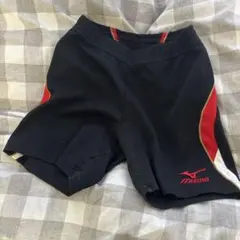 Mizuno ショートパンツ 黒 赤 金