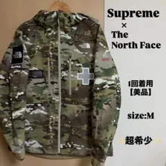 【未使用に近い】supreme ノースフェイス マウンテンプロジャケット