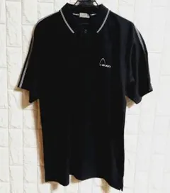 HEAD（ヘッド）半袖ポロシャツ　黒　メンズ　ＬＬ　②のサムネイル