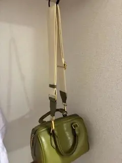 ZARA 2WAY ミニボストンバッグ オリーブグリーン