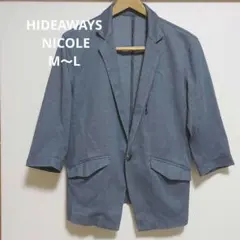 s*e様 HIDEAWAYS NICOLE テーラードジャケット七分袖　ドットのサムネイル
