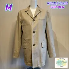 NICOLE CLUB FOR MEN ショート丈コート　ベージュ　A8