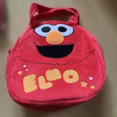 セサミストリートELMO フリースバッグ 赤