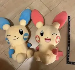 ポケモン TOMY くたポケぬいぐるみ プラスル マイナン 2004年製 - メルカリ