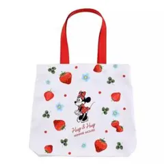 ミニー　いちご　トートバック