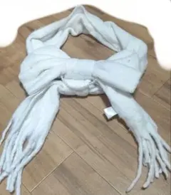 眞白ありすさん　ホワイトリボンマフラー