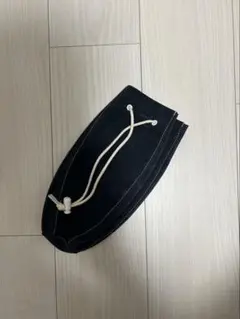 Hender scheme Kinchaku navy 数回使用極美品 巾着 - メルカリ