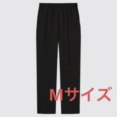 【美品】ユニクロ　ワイドストレートパンツ　M ブラック