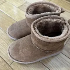 子供キャメル ブランシェス ショートブーツ17cm