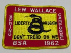 1962年 BSA ボーイスカウト レアパッチ ルー・ウォレス 春のキャンポリー