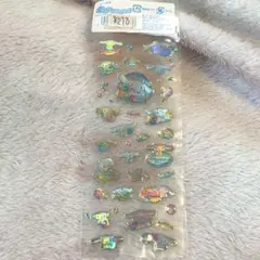 サンリオ シナモロール シナモン オーロラシール 反射シール 平成レトロ