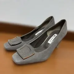 DIANA ダイアナ パンプス グレー スエード 22cm 美品