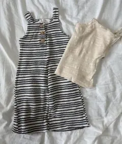 ◼︎ ZARA ザラキッズ　サロペット&Tシャツ2点セット