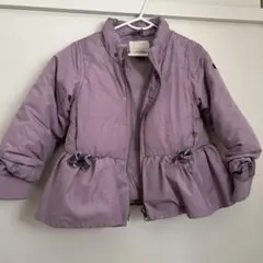 petit main パープル中綿コート 100