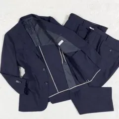 美品✨ユニバーサルランゲージ×レダ トラベルスーツ セットアップ 3点セット 紺