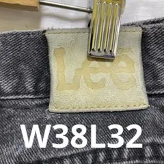 リー　Lee デニムパンツ　ブラックW38L32 102