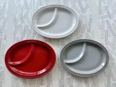 LE CREUSET ル・クルーゼ マルチオーバルプレート3枚セット/仕切りありのサムネイル