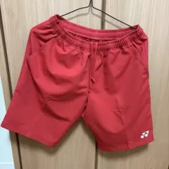 YONEX ハーフパンツ　レッド　M