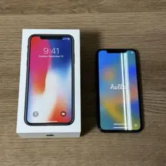 【ジャンク品】iPhone iPhoneX 64GB スペースグレー
