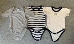 maison de mignon ロンパース3点セット 男の子　60-70cm