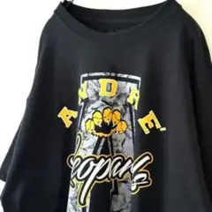 ギルダン ANDRE Leopards Tシャツ XL ブラック 黒 古着