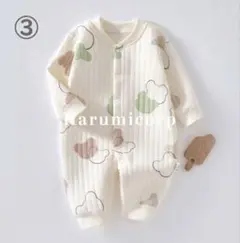 harumicorp ロンパース　サイズ80cm くま　キルト