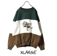 【希少デザイン】X-LARGE スウェット トレーナー 古着 80s 90s