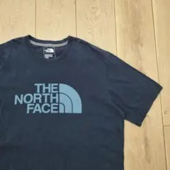 US古着Tシャツ THE NORTH FACE ノースフェイス ネイビー 紺色