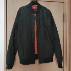 ZARA MAN MA-1ジャケット M ダークグリーン