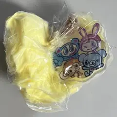 ナルミヤキャラクターズ ふわふわハートチャーム キーホルダー 黄色