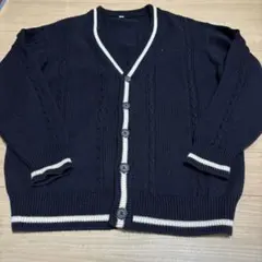 トップバリュー ネイビー カーディガン 160