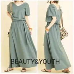 ビューティアンドユース カットソーマキシワンピース