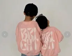 しまむら　ルルモーメント　ピンク　トレーナー　100 新品rrmoment