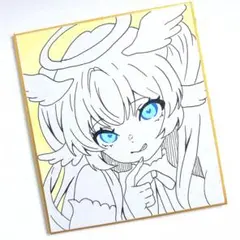 手描き アナログ イラスト オリジナル 色紙
