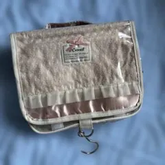 美品‼️Cocoonist ハンギングポーチ ベージュ　旅行ポーチ　コスメ入れ