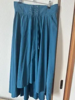 イング　グリーン　ターコイズ マーメイド　フレアスカート Mサイズ