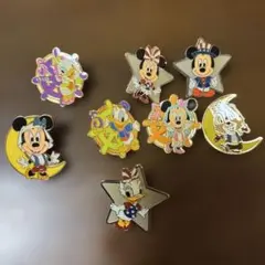 ま*い様 東京ディズニーリゾート キャラクターピンバッジセット