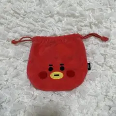 BT21 TATA ポーチ 巾着フェイスポーチテテV
