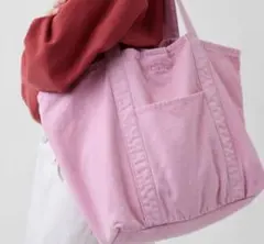 即日発送☆新品☆GAP キャンバストートバッグ ピンク - メルカリ