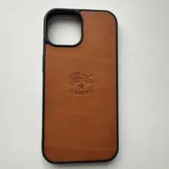 IL BISONTE iPhoneケース レザー ブラウン