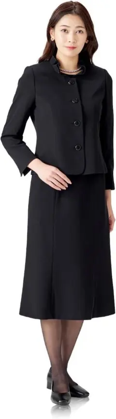 Miss JUNKO ブラックフォーマルスーツ 5号 付属品あり 喪服 - メルカリ