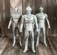ウルトラ10勇士 ネクサス ダイナ ガイア ソフビ 500 3体セット