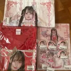 那蘭のどか 武道館 ガラポンくじ A賞実写Tシャツ、B賞実写タオル