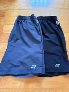 YONEX ハーフパンツ Lサイズ グレー/ブラック