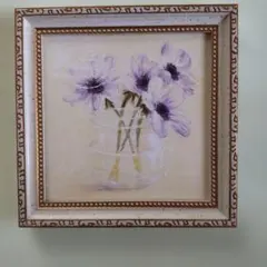 クロモリトグラフ 金箔画 桔梗 アンティーク 23kt. GOLD LEAF - メルカリ