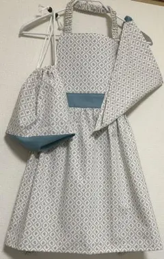 キッズギャザーエプロンセット (140)