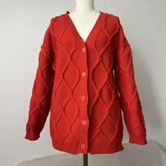 ニットカーディガン　F