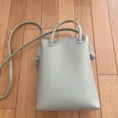 ナノユニバース グリーン ショルダーバッグ