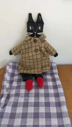 今野はるえの1/２PLACE 黒猫ちゃんと着せ替えお洋服セット